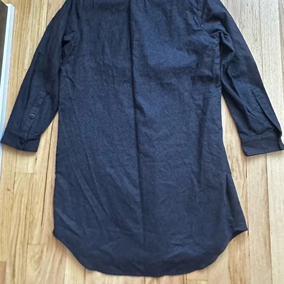 Madewell charcoal long sleeve dress - Picture 3 of 4